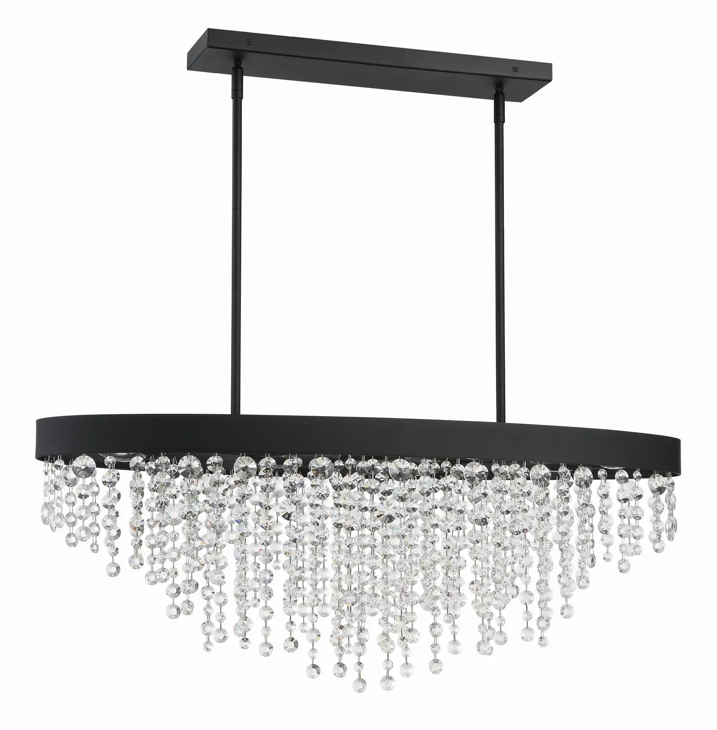 CRYSTORAMA, WINHAM LINEAR OVAL CHANDELIER, CHANDELIER LIGHT