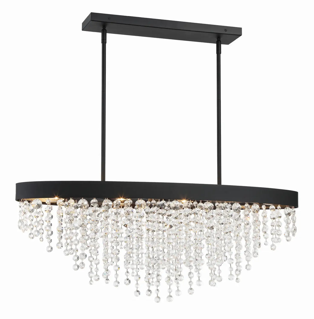 CRYSTORAMA, WINHAM LINEAR OVAL CHANDELIER, CHANDELIER LIGHT