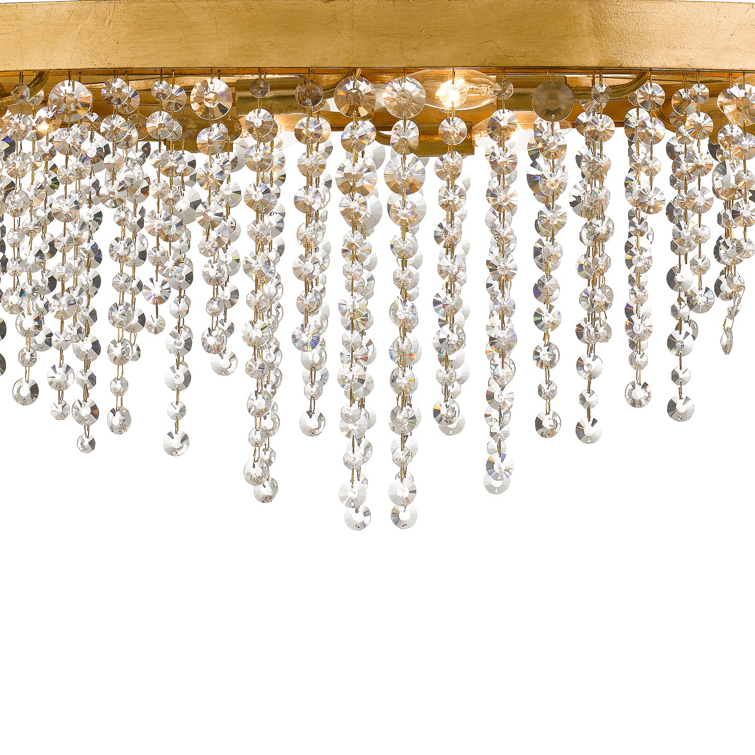 CRYSTORAMA, WINHAM CRYSTAL LINEAR OVAL CHANDELIER, CHANDELIER LIGHT