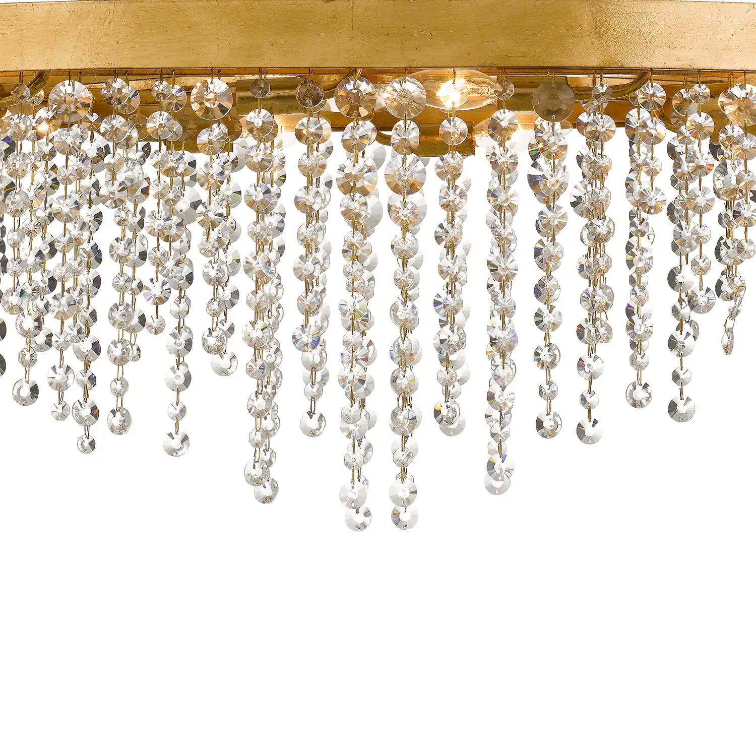 CRYSTORAMA, WINHAM CRYSTAL LINEAR OVAL CHANDELIER, CHANDELIER LIGHT
