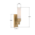 CRYSTORAMA, WILCOX LED SCONCE, WALL SCONCES