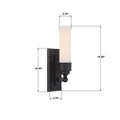 CRYSTORAMA, WILCOX LED SCONCE, WALL SCONCES