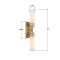 CRYSTORAMA, WILCOX LED SCONCE, WALL SCONCES