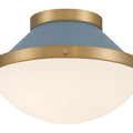 CRYSTORAMA, XANDER BLUE FLUSH MOUNT, FLUSH MOUNT CEILING LIGHTS