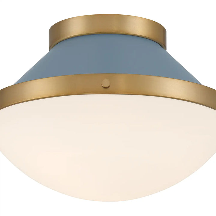 CRYSTORAMA, XANDER BLUE FLUSH MOUNT, FLUSH MOUNT CEILING LIGHTS
