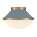 CRYSTORAMA, XANDER BLUE FLUSH MOUNT, FLUSH MOUNT CEILING LIGHTS