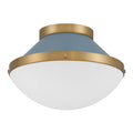 CRYSTORAMA, XANDER BLUE FLUSH MOUNT, FLUSH MOUNT CEILING LIGHTS