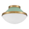 CRYSTORAMA, XANDER GREEN FLUSH MOUNT, FLUSH MOUNT CEILING LIGHTS