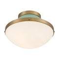 CRYSTORAMA, XANDER GREEN FLUSH MOUNT, FLUSH MOUNT CEILING LIGHTS