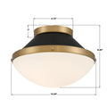 CRYSTORAMA, XANDER FLUSH MOUNT, FLUSH MOUNT CEILING LIGHTS