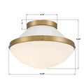 CRYSTORAMA, XANDER FLUSH MOUNT, FLUSH MOUNT CEILING LIGHTS