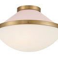 CRYSTORAMA, XANDER BLUSH FLUSH MOUNT, FLUSH MOUNT CEILING LIGHTS