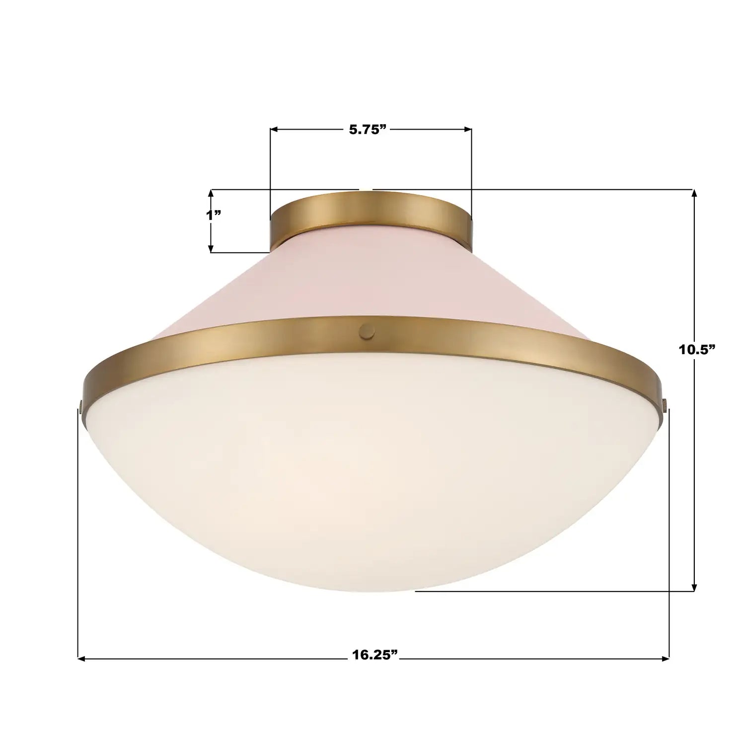 CRYSTORAMA, XANDER BLUSH FLUSH MOUNT, FLUSH MOUNT CEILING LIGHTS