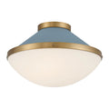 CRYSTORAMA, XANDER BLUE FLUSH MOUNT, FLUSH MOUNT CEILING LIGHTS