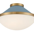 CRYSTORAMA, XANDER BLUE FLUSH MOUNT, FLUSH MOUNT CEILING LIGHTS