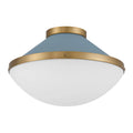 CRYSTORAMA, XANDER BLUE FLUSH MOUNT, FLUSH MOUNT CEILING LIGHTS