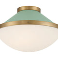 CRYSTORAMA, XANDER GREEN FLUSH MOUNT, FLUSH MOUNT CEILING LIGHTS