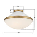 CRYSTORAMA, XANDER FLUSH MOUNT, FLUSH MOUNT CEILING LIGHTS