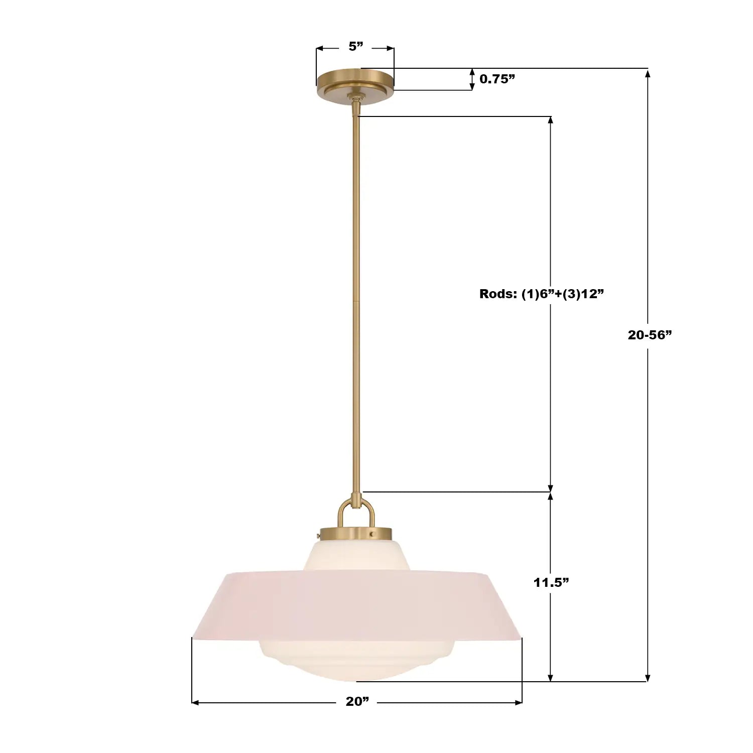 CRYSTORAMA, XANDER PENDANT, PENDANT LIGHT