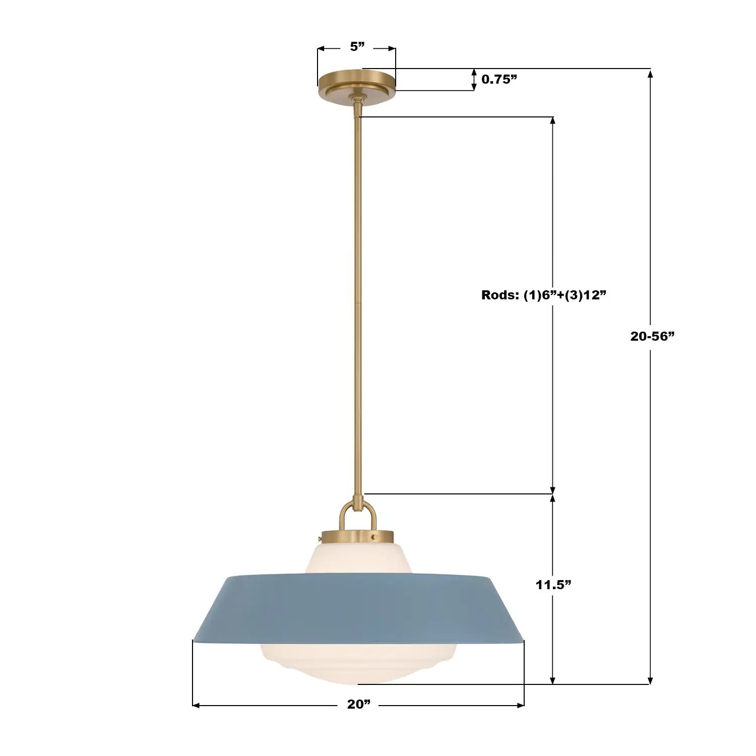 CRYSTORAMA, XANDER PENDANT, PENDANT LIGHT