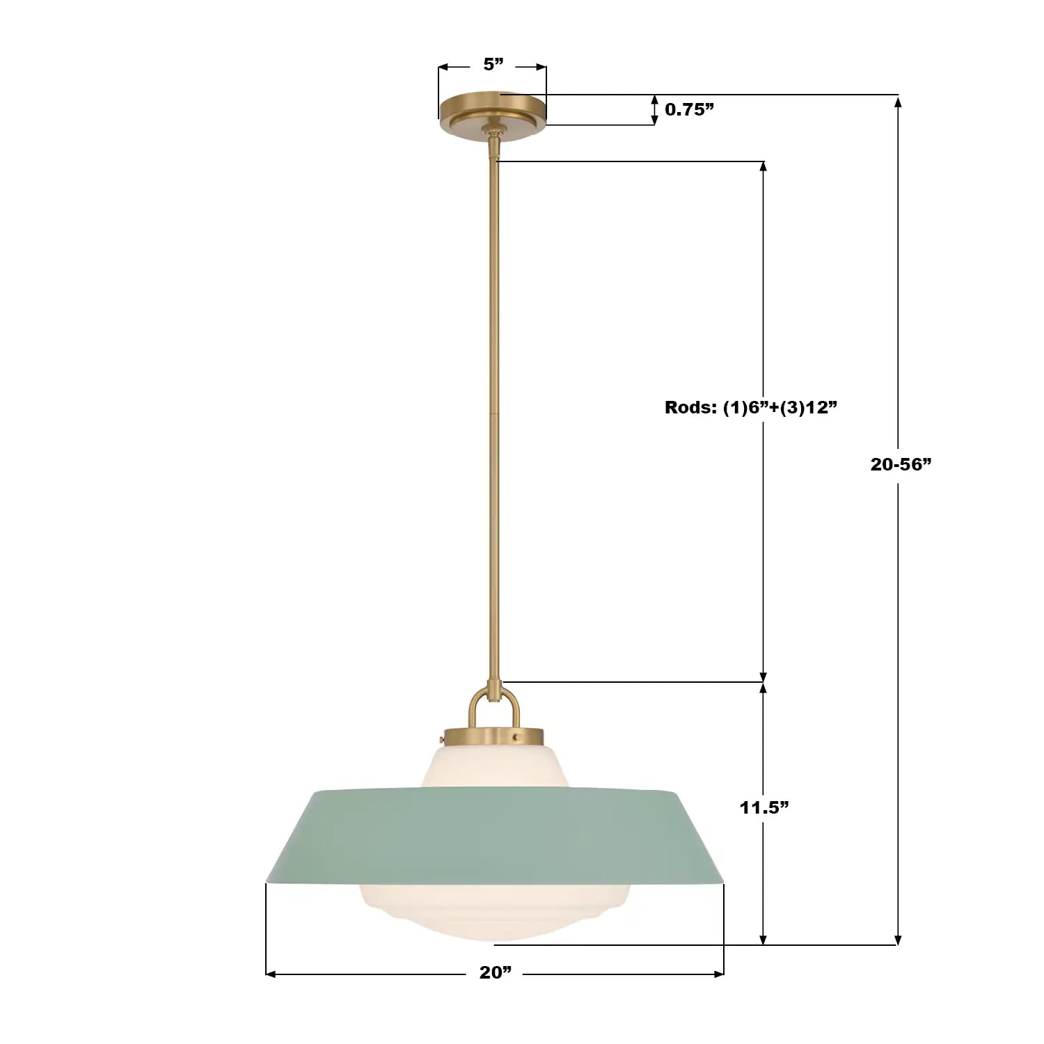 CRYSTORAMA, XANDER PENDANT, PENDANT LIGHT