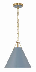 CRYSTORAMA, XAVIER BLUE PENDANT, PENDANT LIGHT
