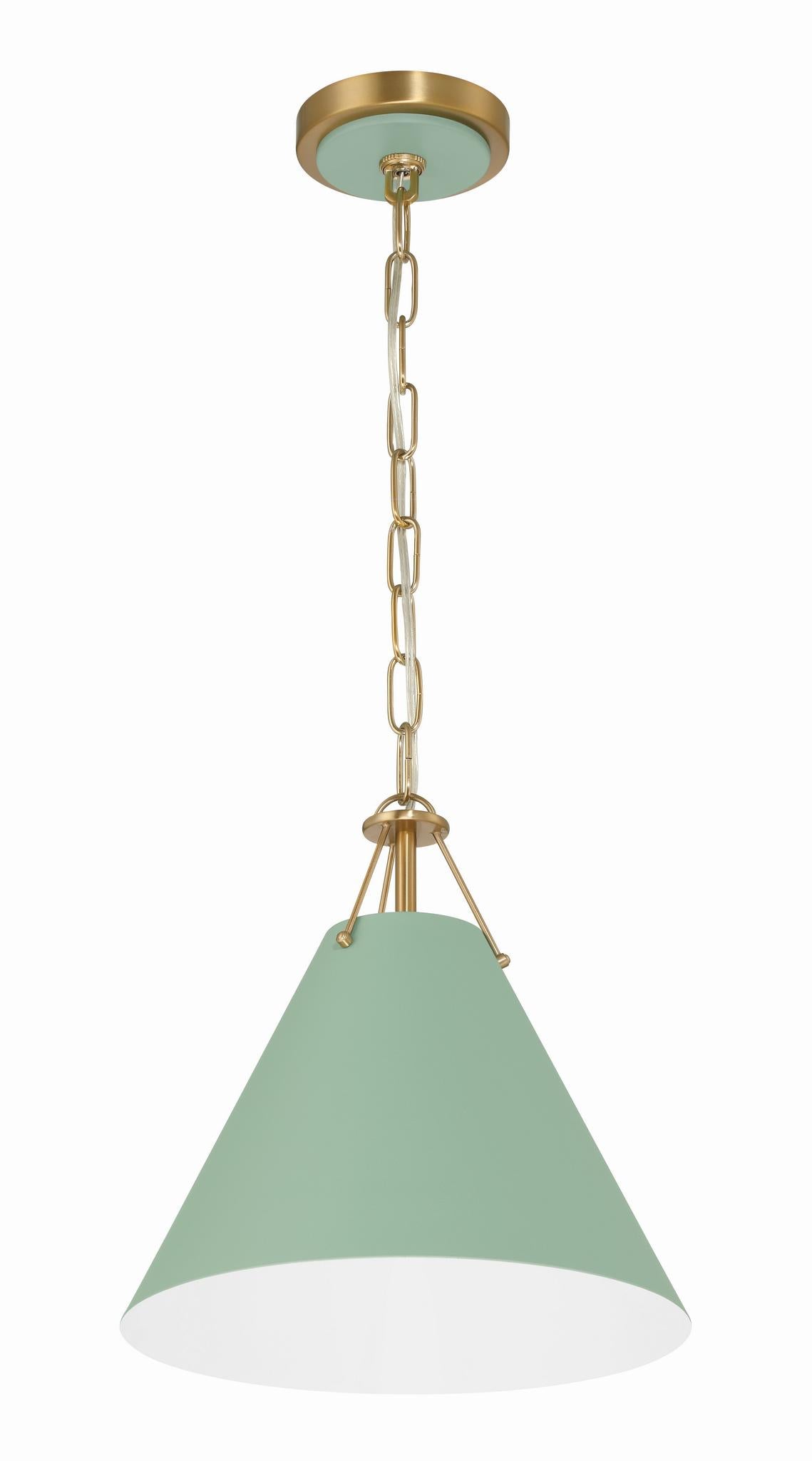 CRYSTORAMA, XAVIER GREEN PENDANT, PENDANT LIGHT