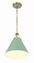 CRYSTORAMA, XAVIER GREEN PENDANT, PENDANT LIGHT