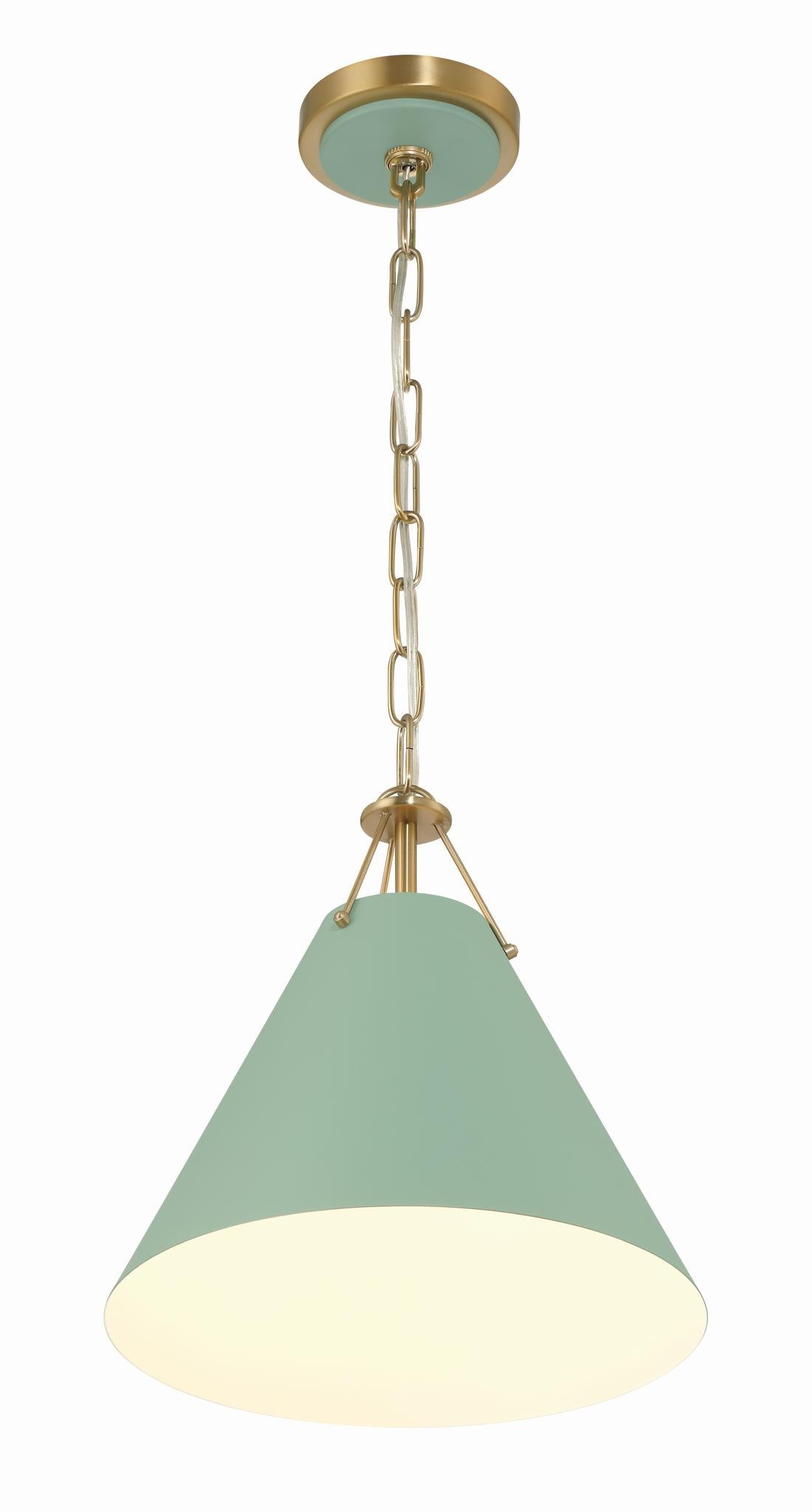 CRYSTORAMA, XAVIER GREEN PENDANT, PENDANT LIGHT