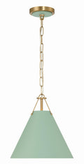 CRYSTORAMA, XAVIER GREEN PENDANT, PENDANT LIGHT