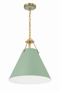 CRYSTORAMA, XAVIER GREEN PENDANT, PENDANT LIGHT