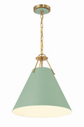 CRYSTORAMA, XAVIER GREEN PENDANT, PENDANT LIGHT