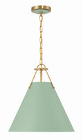 CRYSTORAMA, XAVIER GREEN PENDANT, PENDANT LIGHT