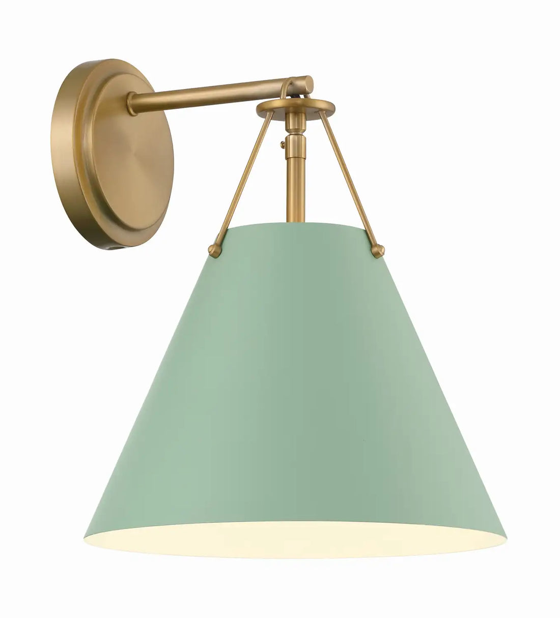 CRYSTORAMA, XAVIER GREEN SCONCE, WALL SCONCES