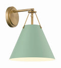 CRYSTORAMA, XAVIER GREEN SCONCE, WALL SCONCES