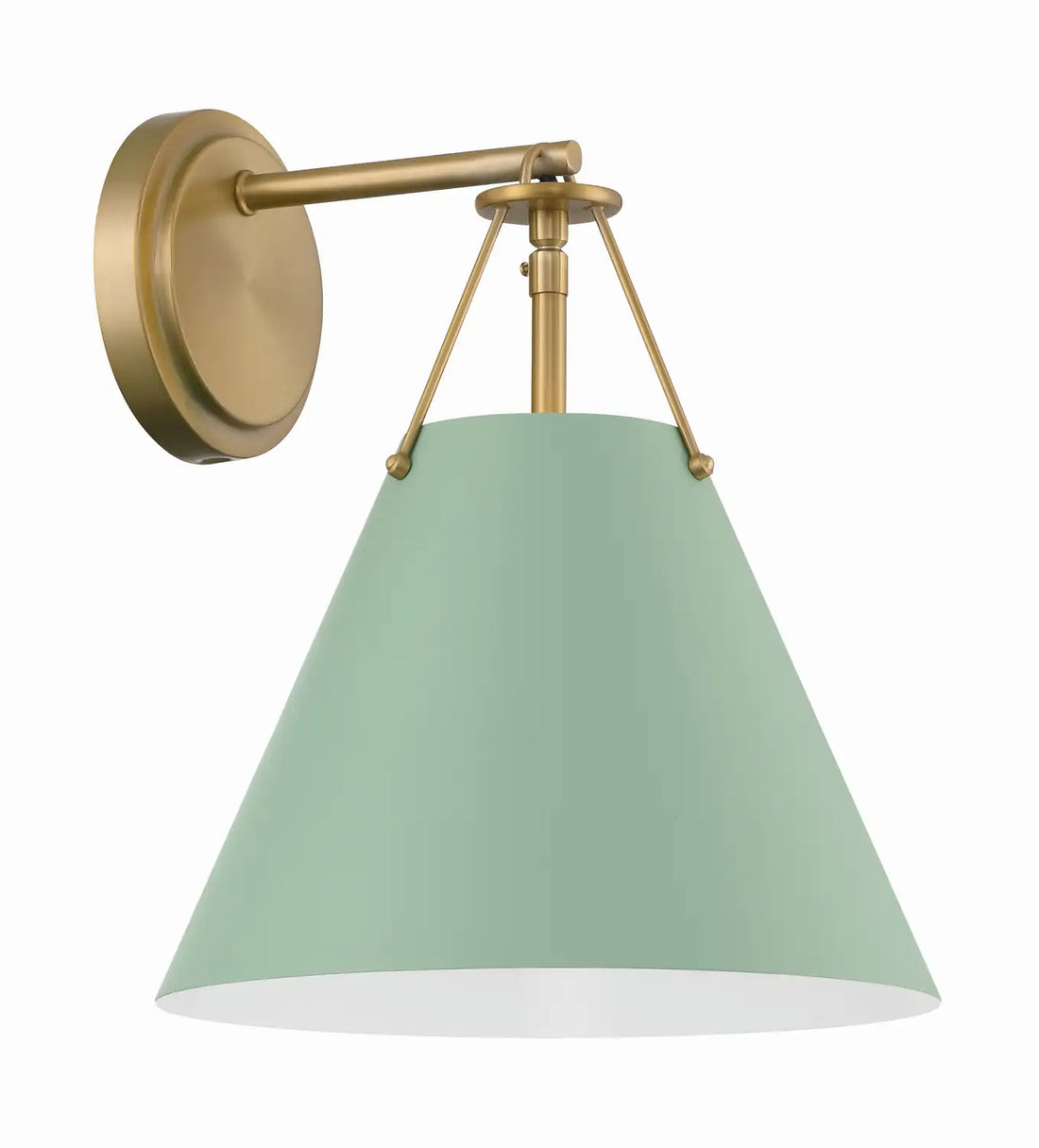 CRYSTORAMA, XAVIER GREEN SCONCE, WALL SCONCES