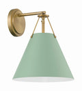 CRYSTORAMA, XAVIER GREEN SCONCE, WALL SCONCES