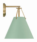 CRYSTORAMA, XAVIER GREEN SCONCE, WALL SCONCES