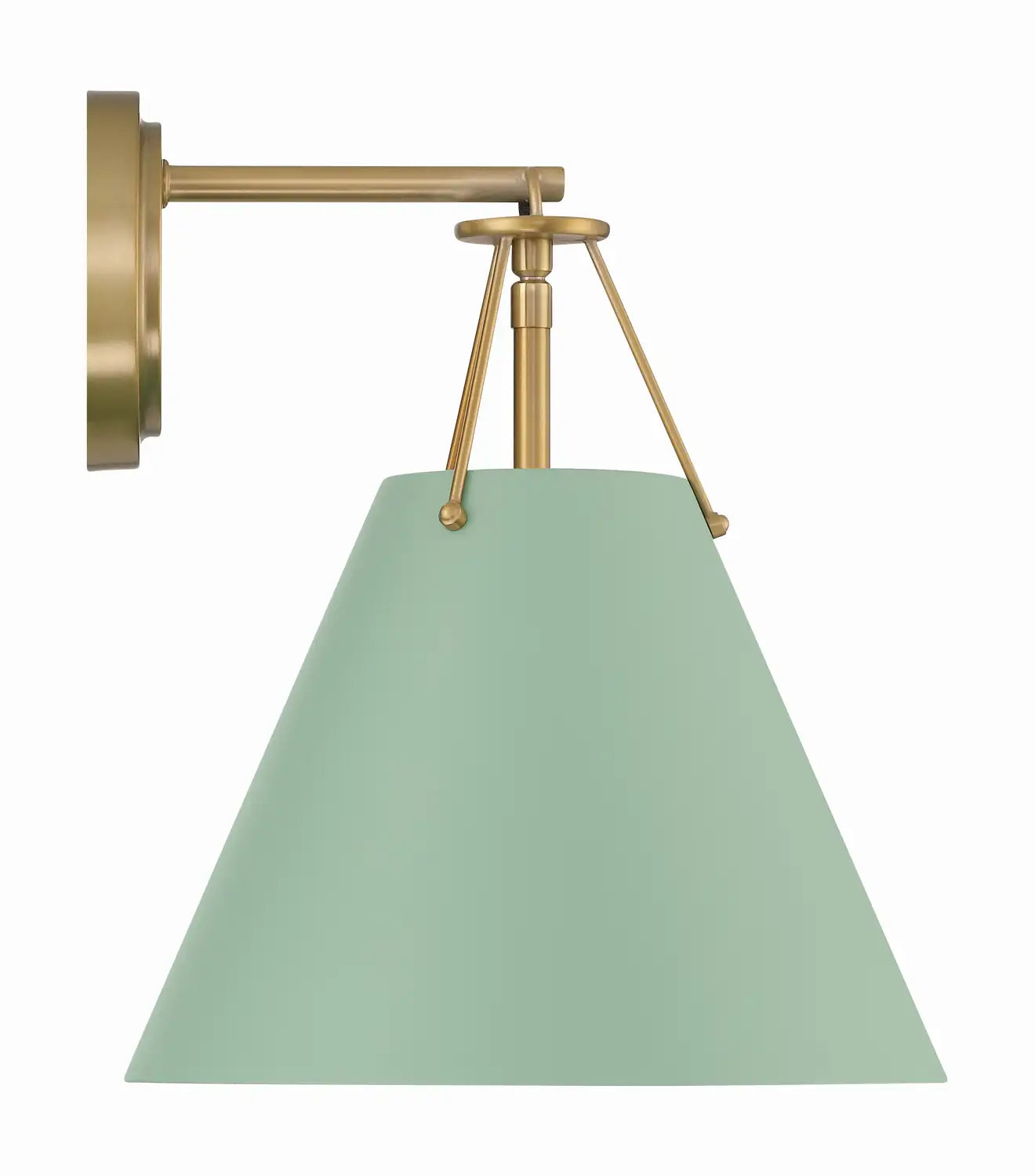 CRYSTORAMA, XAVIER GREEN SCONCE, WALL SCONCES