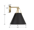 CRYSTORAMA, XAVIER SCONCE, WALL SCONCES