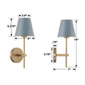 CRYSTORAMA, XAVIER BLUE SCONCE, WALL SCONCES