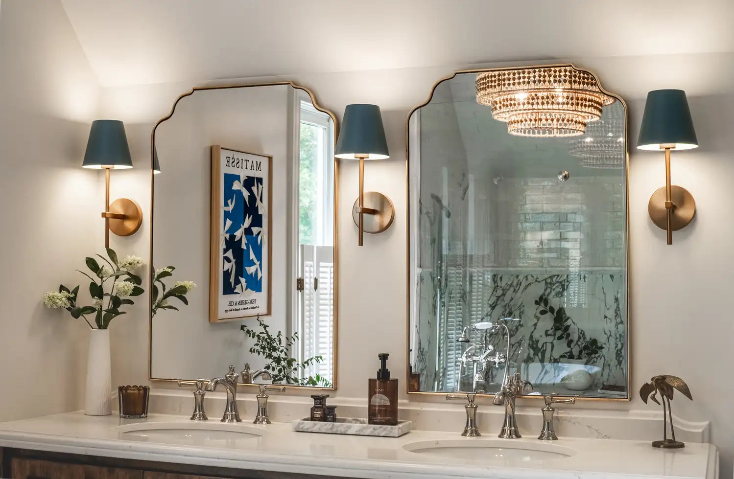 CRYSTORAMA, XAVIER BLUE SCONCE, WALL SCONCES