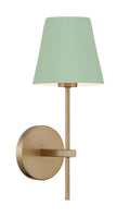 CRYSTORAMA, XAVIER GREEN SCONCE, WALL SCONCES