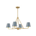 CRYSTORAMA, XAVIER BLUE CHANDELIER, CHANDELIER LIGHT