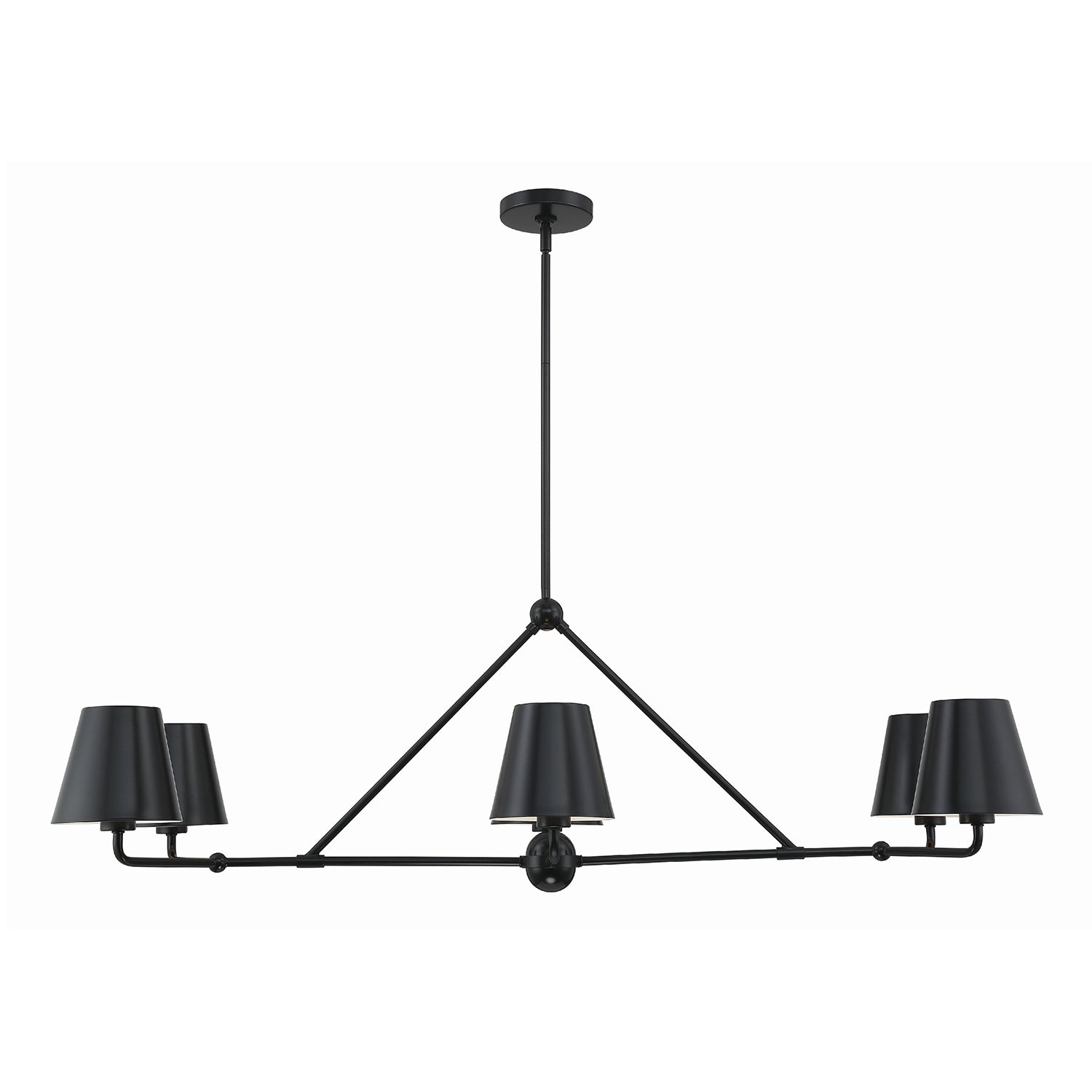 CRYSTORAMA, XAVIER LINEAR CHANDELIER, CHANDELIER LIGHT