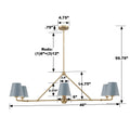 CRYSTORAMA, XAVIER BLUE LINEAR CHANDELIER, CHANDELIER LIGHT