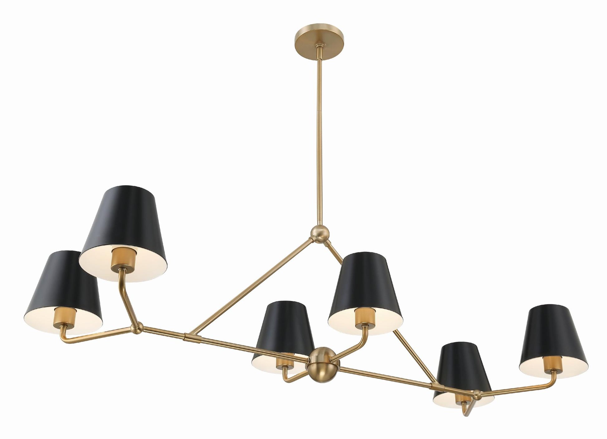 CRYSTORAMA, XAVIER LINEAR CHANDELIER, CHANDELIER LIGHT