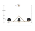CRYSTORAMA, XAVIER LINEAR CHANDELIER, CHANDELIER LIGHT
