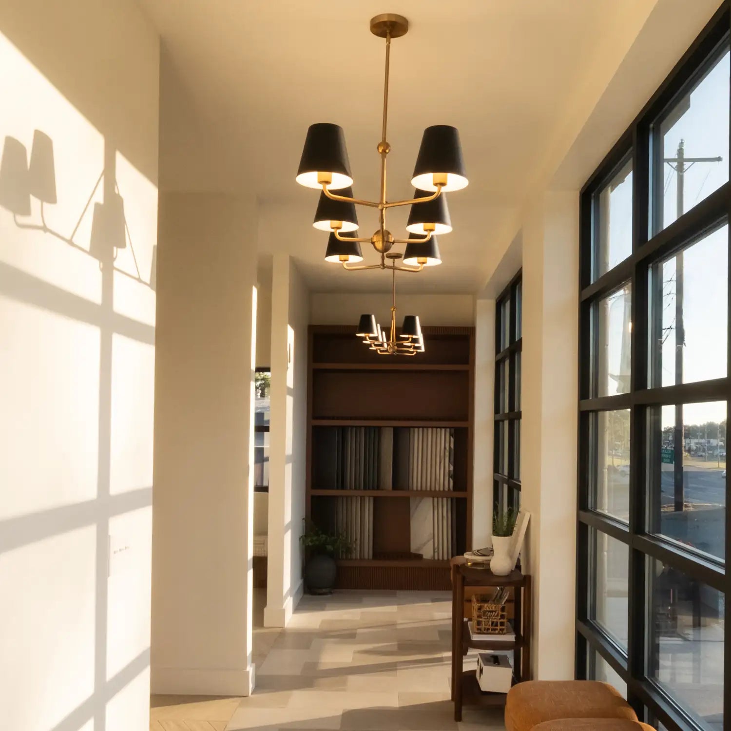 CRYSTORAMA, XAVIER LINEAR CHANDELIER, CHANDELIER LIGHT