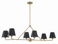CRYSTORAMA, XAVIER LINEAR CHANDELIER, CHANDELIER LIGHT
